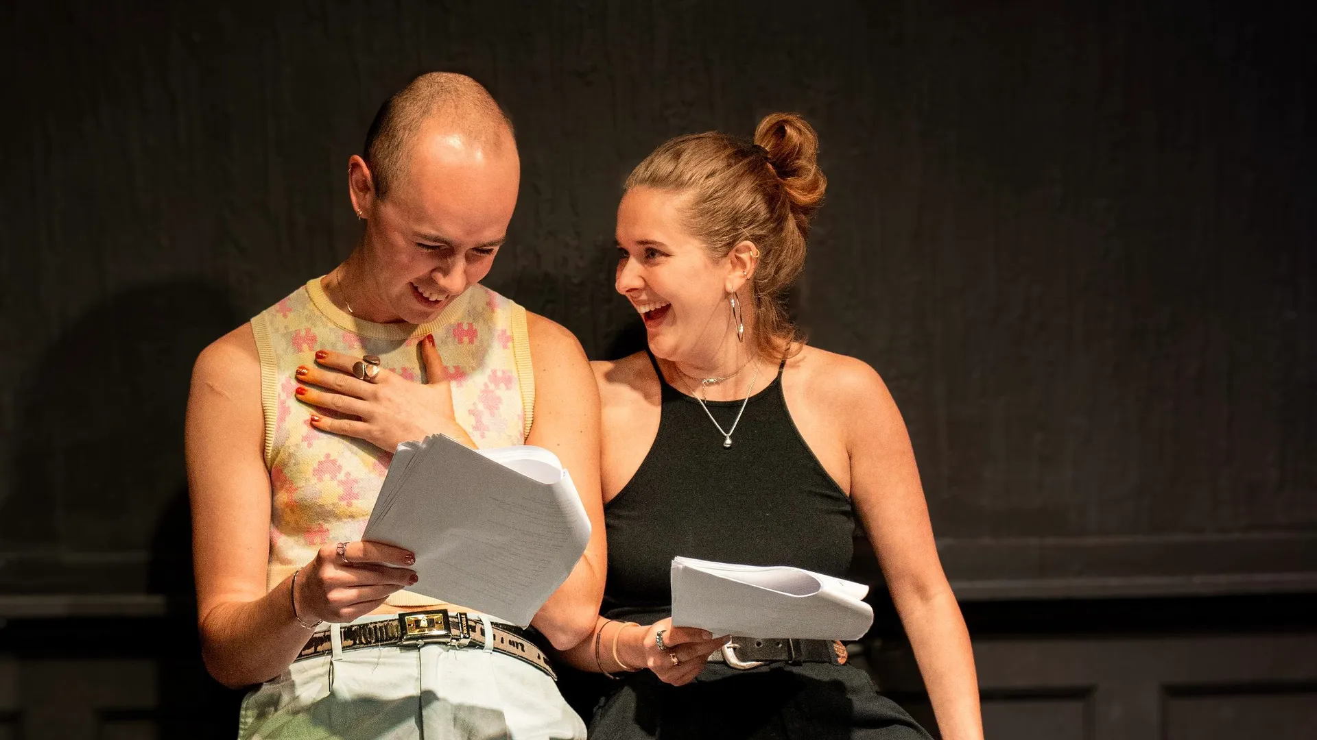 Clare Stenning and Davy Roderick in Cruising - photo by Miranda Mazzarella